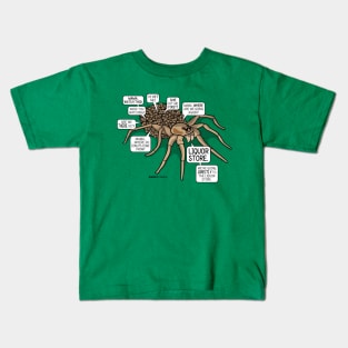 Wolf Spider by Zoodraws Kids T-Shirt